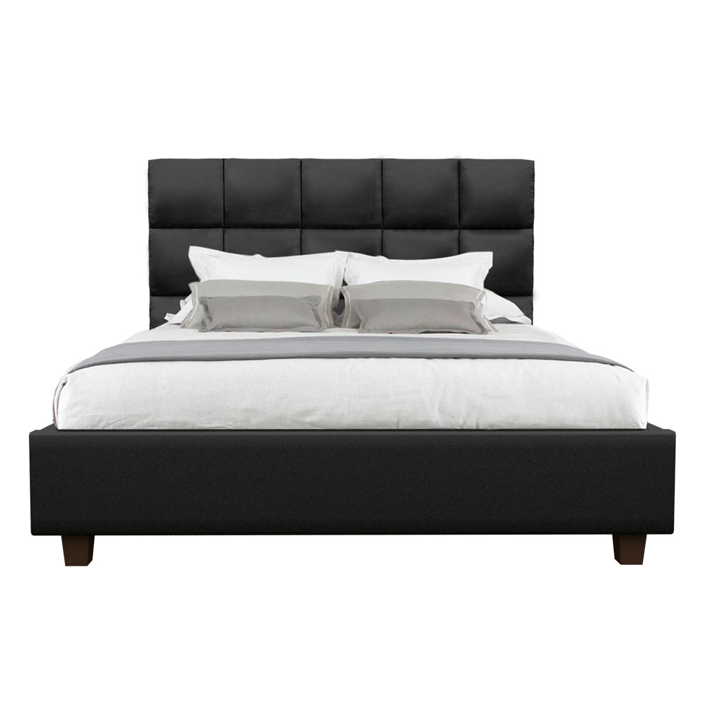 Geopix Queen size Bed-Black